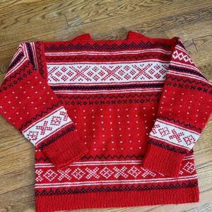 1960s Vintage Nordic Ski Sweater